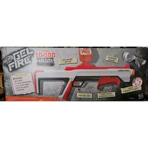 Nerf Pro Gelfire Raid Blaster, Fire 5 Rounds At Once, 10,000 Gelfire Rounds NEW